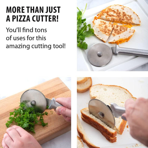 Rada Cutlery Pizza Cutter, Made in USA, Silver Handle...