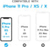 MANTO 3 Pack Screen Protector for iPhone 11 Pro, iPhone Xs, iPhone X 5.8 inch Full Coverage Tempered Glass Film Edge to Edge Protection......