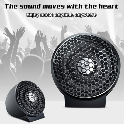 2pcs Car Tweeter Loudspeaker 150W 4Ohm Audio Subwoofer Silk Film for Car Modification Car Audio Modification Nondestructive...