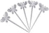 Comicfs 200 Pcs Plastic Cocktail Picks 3.5" Fruit Toothpicks Sandwich Appetizer Cocktail Sticks Food Drink Picks Skewers Party Supplies for Weddin...