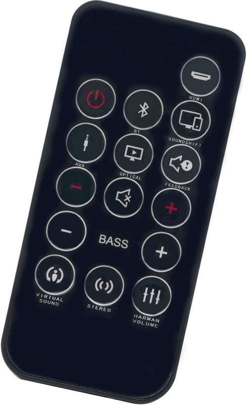 WINFLIKE Replacement Remote Control fit for JBL Cinema SB250 Soundbar Home Cinema SB350 Sound Bar Home Audio System CINEMASB250 CINEMASB350 STV250...