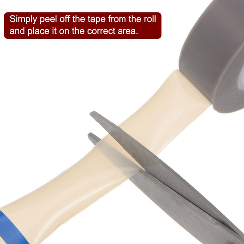 PTFE Film Tape Roll, 0.5" x 33 ft High Temperature Tape 0.13mm Thickness with Single Side Adhesive for Vacuum Sealer Machine, Hand Impulse Sealers...