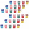 30 pc Automotive Low Profile Box Shaped Fuse Kit for Ford, Chevy/GM, Nissan, and Toyota Pickup Trucks, Cars and SUVs...