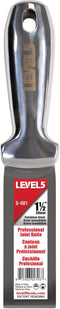 1.5" All Stainless Steel Joint Knife - LEVEL5 | Professional Grade Putty Blade, Premium Polished All-Metal, Precision Ground Edge, Ergonomic, Corr...