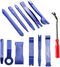 12 Pcs Trim Removal Tool Kit, No Scratch Plastic Pry Tool Kit, Car Panel Door Window Tools Car Interior Trim Kit Fastener Rivet Remover for Clip, ...
