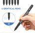 YISAN Ultra Fine Tip Pens,Writing Pens,0.25mm,Fine Point,No Bleed,Art Markers for Drawing,Bible,Manga,6 PCS,70320...