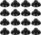 16pcs Fish Tank Suction Cups, Black Aquarium Suction Cup Camp Clip Rubber Suction Cup Clips Accessories Fish Tank Attachments for Fish Tank Aerati...