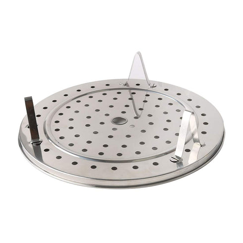 uxcell Stainless Steel Food Steaming Steamer Canning Rack Tray Stand Cookware 10 Inch...