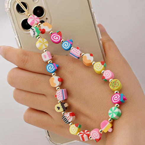 100pcs Mixed Polymer Clay Spacer Beads for Women Jewelry Making DIY Bracelet Necklace Hair Clip Accessories (Candy)...