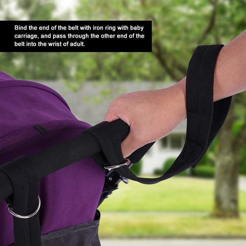 Baby Stroller Safety Wrist Strap, Anti-Lost Wrist Leash, Stroller Wheelchair Safety Wrist Strap Stroller Leash Pram Carriage Stroller Clips Cushio...
