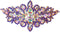 DUOBAO Rhinestone Pearl Bead Applique Blue Rhinestones Appliques Bridal Accessories Crystal Trim Belts Wedding Dress Sash Belt Headband DIY RA004 ...