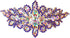 DUOBAO Rhinestone Pearl Bead Applique Blue Rhinestones Appliques Bridal Accessories Crystal Trim Belts Wedding Dress Sash Belt Headband DIY RA004 ...