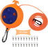 Portable Travel Clothesline Cord, Adjustable 33ft Camping Clothes line, Laundry Drying Rope for Hotel Trip,Camping,Backyard,Outdoor/Indoor,with 20...