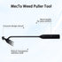 Weed Puller Tool, Uprooting Weeding Tools Gardening with 4 Teeth, Black Steel Manual Weeder Multifunctional Hand Weed Remover Tool for Yard, Farm,...