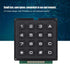 Pomya Keypad, Keyboard Modules with 16 Keys 4x4 Push Buttons External Keypad Microcontroller Keyboard for MCU...