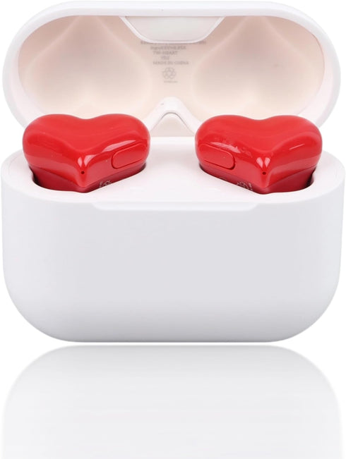 Jectse Wireless Earbuds, Heart Shaped Bluetooth Headphones Noise Canceling Stereo in Ear Light Weight Earphones Cordless Earphone for Sports......