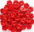 1/2 inch (12.5mm) Flower Shape Buttons for Sewing Shirts Red Resin Buttons for DIY Crafts Projects Scrapbooking Pack of 150 pcs...