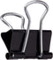 Universal 10199VP Mini Binder Clips, Zip-Seal Bag, 1/4-Inch Capacity, 5/8-Inch Wide, Black, 144/Bag...