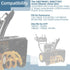 Snow Blower Shear Pins Bolts & Nuts Kit Replacement for Husqvarna 580790401 588077501 Snow Blower Parts (Pack of 6)...