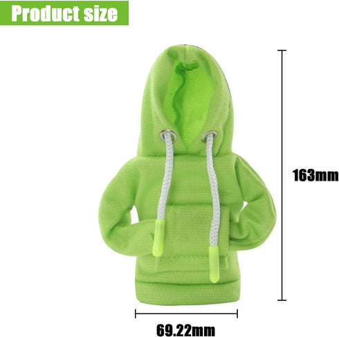 Teguangmei Gear Shift Cover, Car Shift Knob Cover Hoodie, Gearshift Decorations Shifter Stick Protector (Green)...