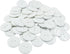50 Pcs Premium 2-Hole Resin Sewing Buttons - White Round Mixed Buttons for Sewing, DIY, and Holiday Decoration (White)...