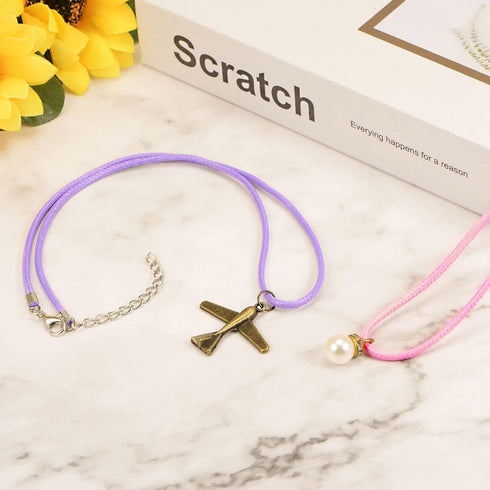 10pcs Waxed Necklace Cord Bulk, 16 Inches and 2mm Dia Necklace String Rope with Clasp for Pendants, Bracelets, Necklaces, Jewelry Making Beading S...