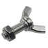 6pcs M8 1.25x20mm Stainless Steel Butterfly Screws with 6pcs Nuts Hand Tighten Toolless Adjust Bolt Butterfly Wing Head Thumb Screws...