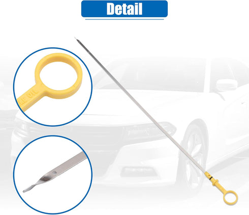 X AUTOHAUX Engine Oil Level Indicator Dipstick for Suzuki Grand Vitara 1999-2006 for Suzuki XL-7 2002-2006 No.16910-85F12 Yellow...