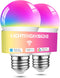 Smart Light Bulbs 60W Equivalent, 800LM 9W WiFi Smart Bulb Compatible with Alexa/Google Assistant, A19 E26 Smart Light Bulb No Hub Required, 2.4GH...