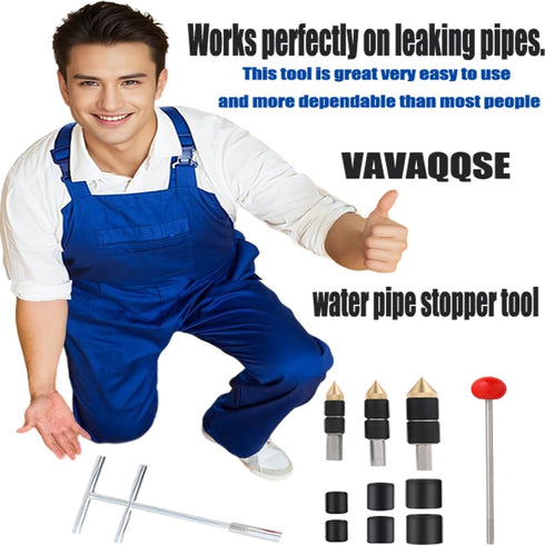Pipe Water Stopper Kit - Hot-Melt Water Stop Needles for Fast Water Line Pipe Repairs - Stainless Steel Home Improvement/Renovation Plumbing Tool ...