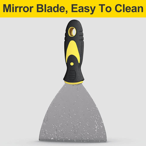 5Pcs Putty Knife, Set, 1" 2" 3" 4" 5" Scraper, Spackle Knife, Paint Scraper, Scraper Tool, No Rusting, Perfect For Repairing Drywall, Removing Wal...
