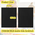 230GSM Black Cardstock Paper, 20 Sheets Black Thick Card Stock for Invitations, Scrapbooking, Crafts, DIY Cards-Making, Graduation Party Decor...