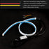 LEADTOPS Flexible LED Strip 2 Pcs 24 Inch Dual Color Headlight Surface Tube White & Amber Daytime Running Waterproof Switchback Sequential Lamp Tu...