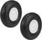uxcell Tire and Wheel Sets for RC Airplane,PU Sponge Tire with Plastic Hub,4.5 Inch 2pcs...