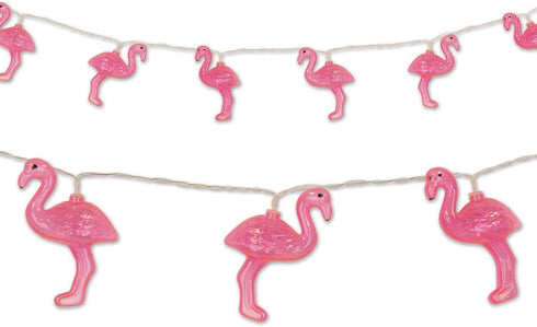 Beistle, Pink Flamingo String Lights, 6'...