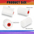 40 Pcs 2 Inch Mini Paint Roller Foam Paint Roller Covers Small High Density Household Paint Roller Covers Sponge Paint Roller Refills for Textured...