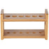 Lily's Home Bamboo Test Tube Vial Shot Glasses Holder Rack, Great as Pen Stand, Made from Bamboo with Built-In Handle, Rack Only, Glass Tubes NOT ...