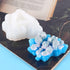 FineInno 8 PCS Crystal Resin Molds,Crystal Cluster Silicone Molds for Resin, Druzy Gem Molds, Iceberg Epoxy Molds for Making Jewelry, Isomalt, Can...