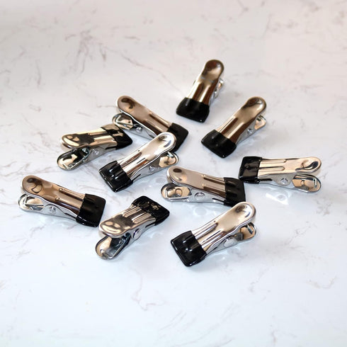 10PCS Small Clothes Pin, Stainless Steel Clothespins, Metal Laundry Grip Clips, Anti Rust, Multipurpose...