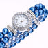 Weicam 4pc Women Crystal Pearl Bracelet Analog Quartz Wrist Watch Wholesale Watches...