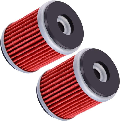 6-PACK Oil Filter Oil Filters Replacement Fit for Yamaha YZ250 XT250 YBR250 YFZ450 YFZ450R YFZ450W YFZ450X YFZ459R YZ250F YZ450F WR250F WR250R WR4...