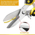 Scissors Heavy duty 9-inch, Shears Multipurpose, Easy Cutting Iron Sheet, Carpet, Leathers, Tin, Wires...