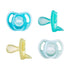 Tommee Tippee Ultra-light Silicone Pacifier, Symmetrical One-Piece Design, BPA-Free Silicone Binkies, 6-18 months, Pack of 4 Pacifiers...