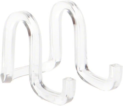 Plymor Clear Acrylic Ribbon-Style Display Easel, 1.875" H x 1.75" W x 2.625" D (6 Pack)...