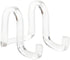 Plymor Clear Acrylic Ribbon-Style Display Easel, 1.875" H x 1.75" W x 2.625" D (6 Pack)...