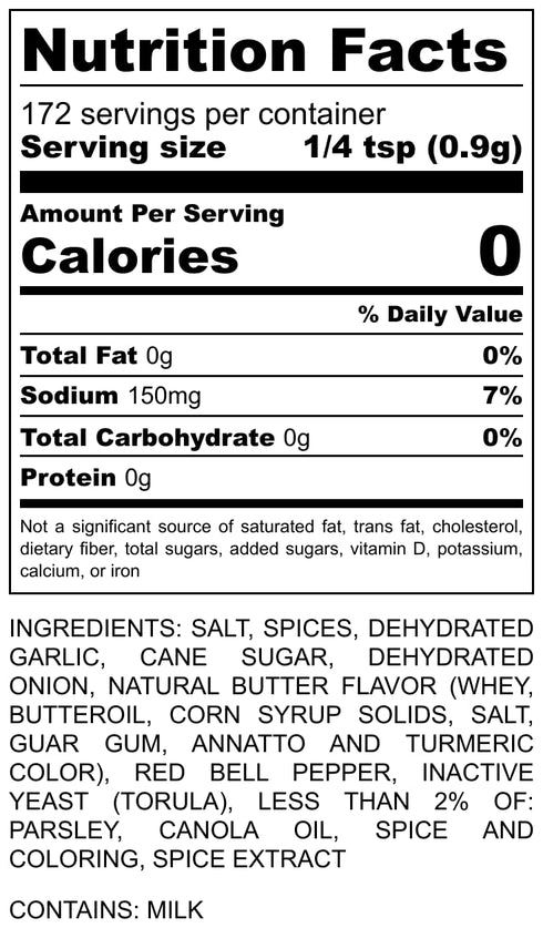 Hi-West Montana Buttery Herb BBQ Seasoning Rub 5.5oz...