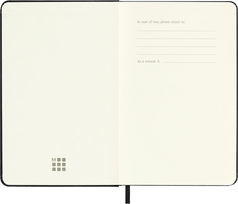 Moleskine Classic Notebook, Hard Cover, Pocket (3.5" x 5.5") Squared/Grid, Black, 192 Pages...