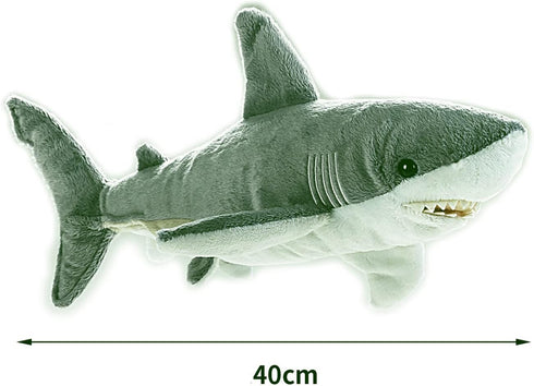 The Great White Stuffed Animal Plush Sea Shark Plush Doll (32cm)...
