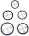 Circle Quilting Template CHENJIN 5PCS Circle Ruler Quilting Template Set for Quilting Circle Rulers Quilt Arc Circle Cutter Ruler, 5 Size...