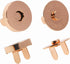 Mini Skater Magnetic Button Clasp Snaps for Sewing Craft Bag Clothing Scrapbooking No Tools Required, 6-Pack (18mm, Rose Gold)...